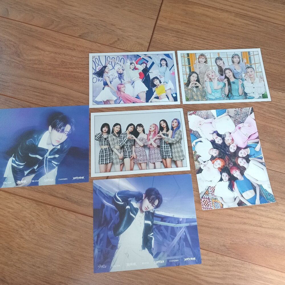 Lot Of Assorted Kpop Postcards (Random)